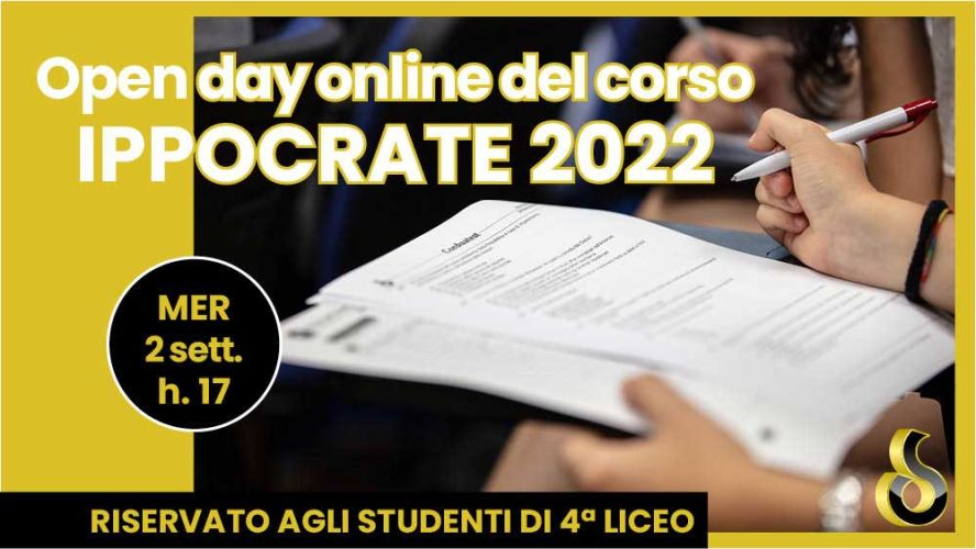 TEST 2022, OPEN DAY ONLINE PER GLI STUDENTI DI QUARTA LICEO FISSATO PER IL 2 SETTEMBRE