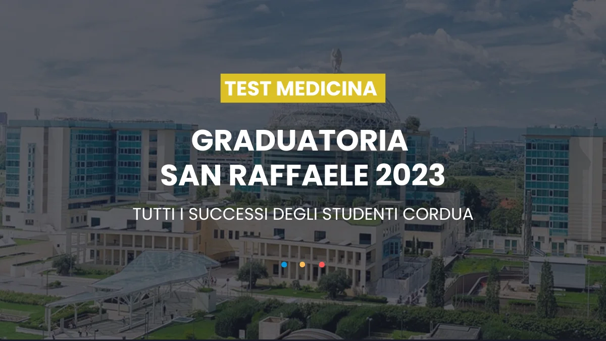 Graduatoria San Raffaele 2023