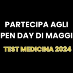 test medicina open day maggio