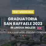 Graduatoria San Raffaele in inglese 2023 cordua