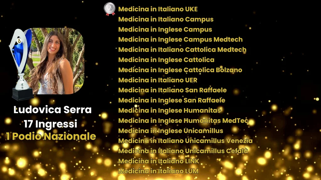 ammissione medicina - Ludovica Serra