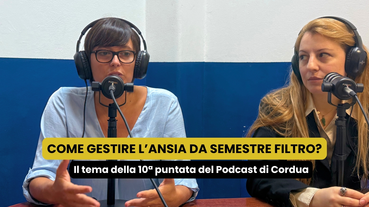 Semestre filtro - come gestire ansia