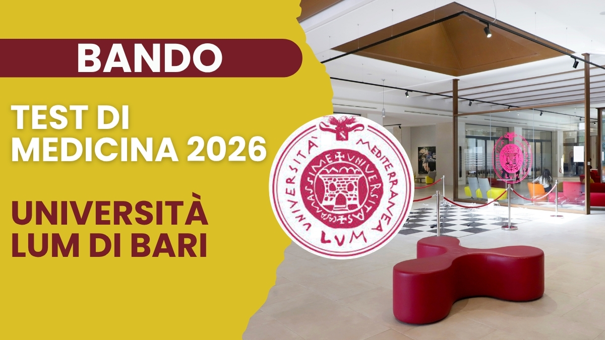 test di Medicina 2026 - LUM di Bari