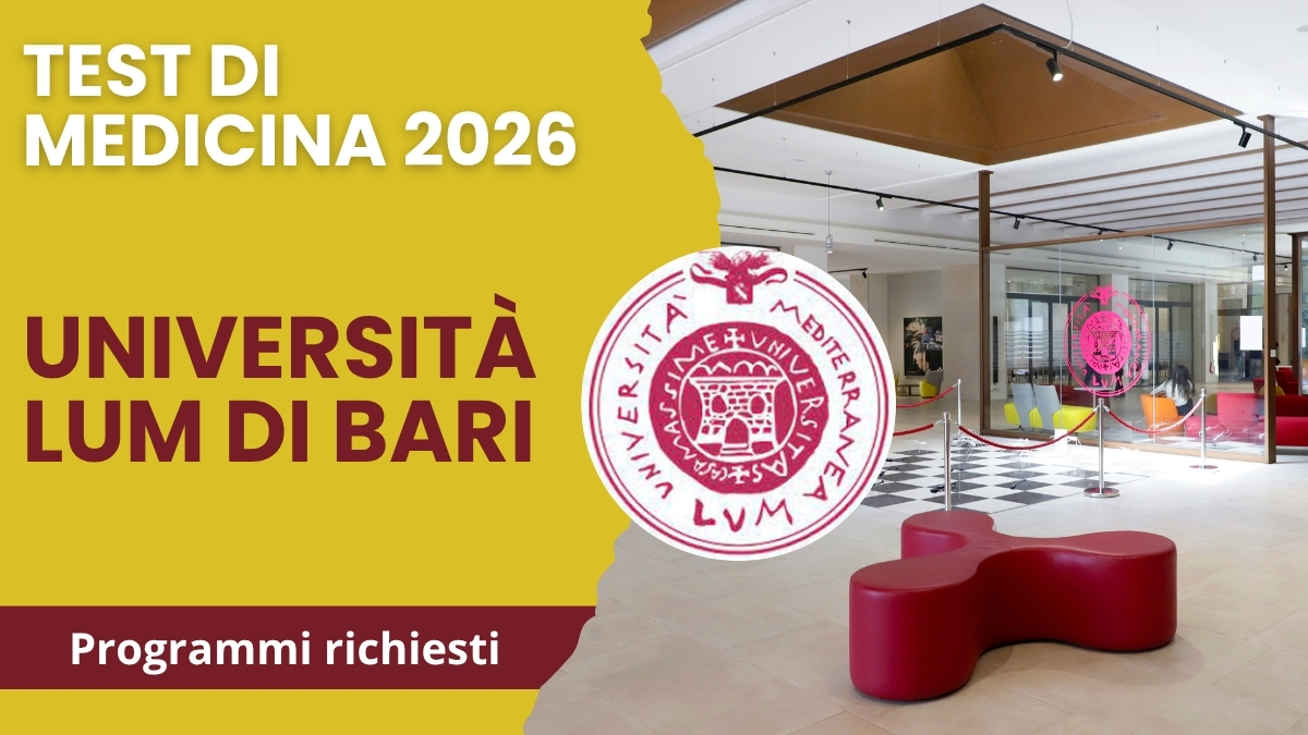 Test di Medicina 2026 - LUM di Bari