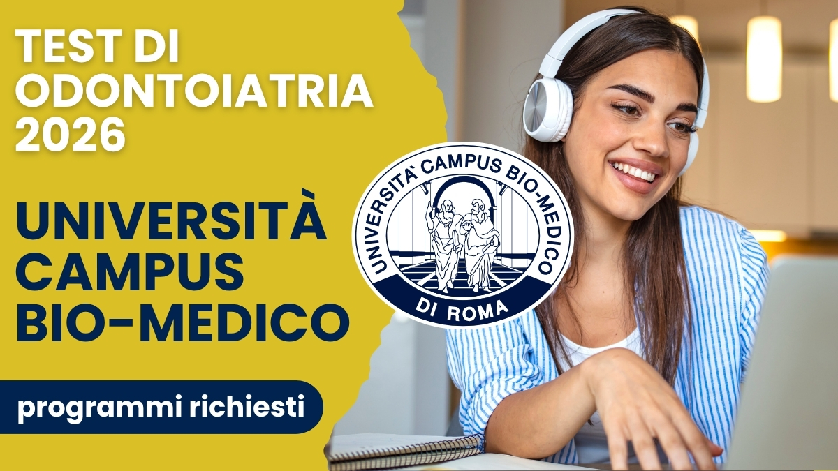 test di odontoiatria 2026