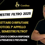 primo appello semestre filtro