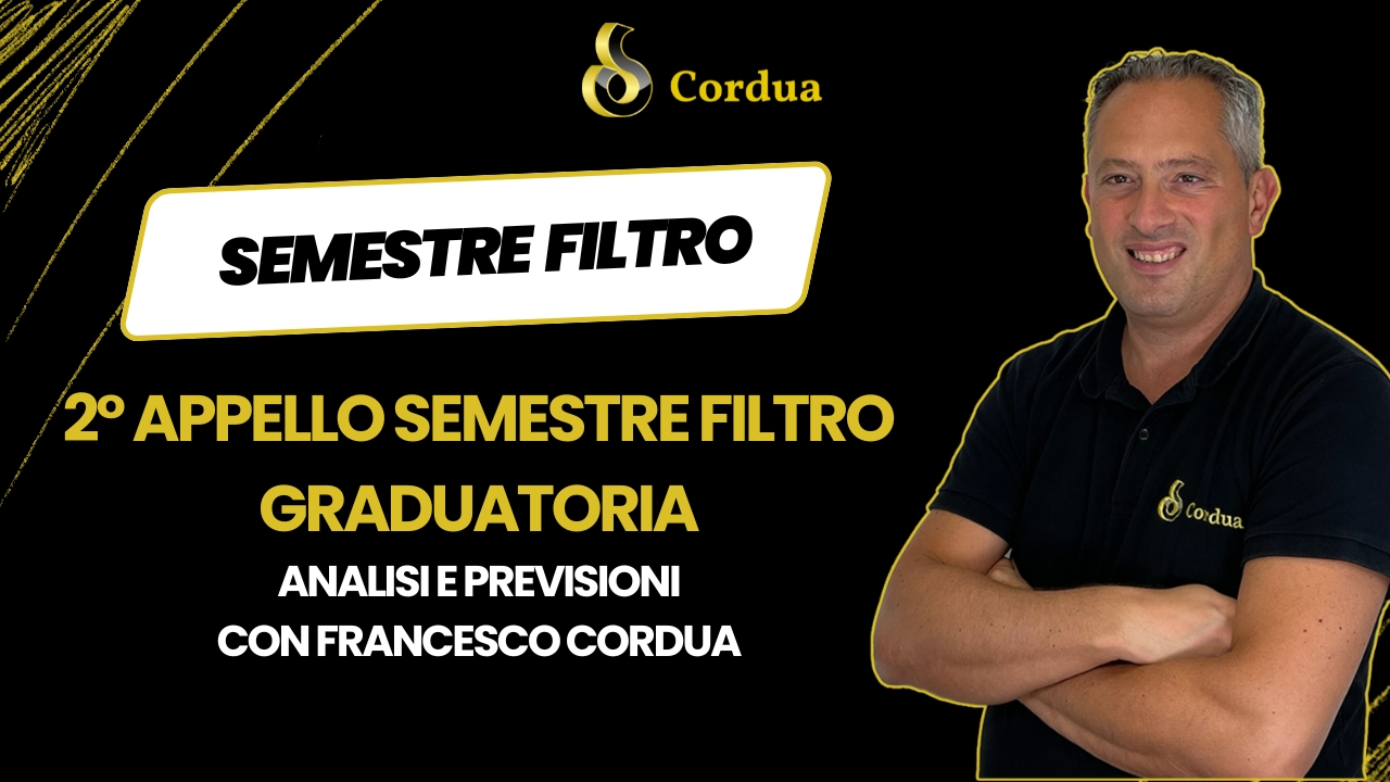 primo appello semestre filtro