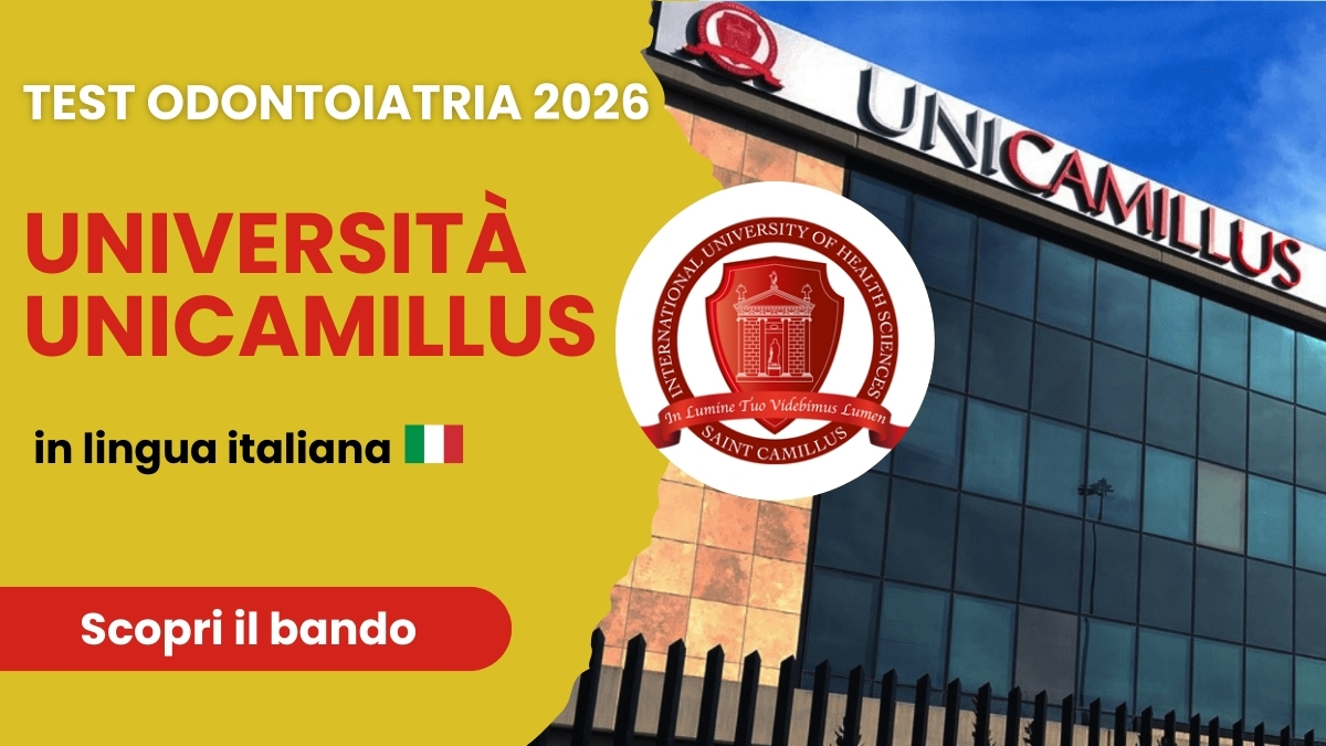 Test Odontoiatria 2026 - Unicamillus