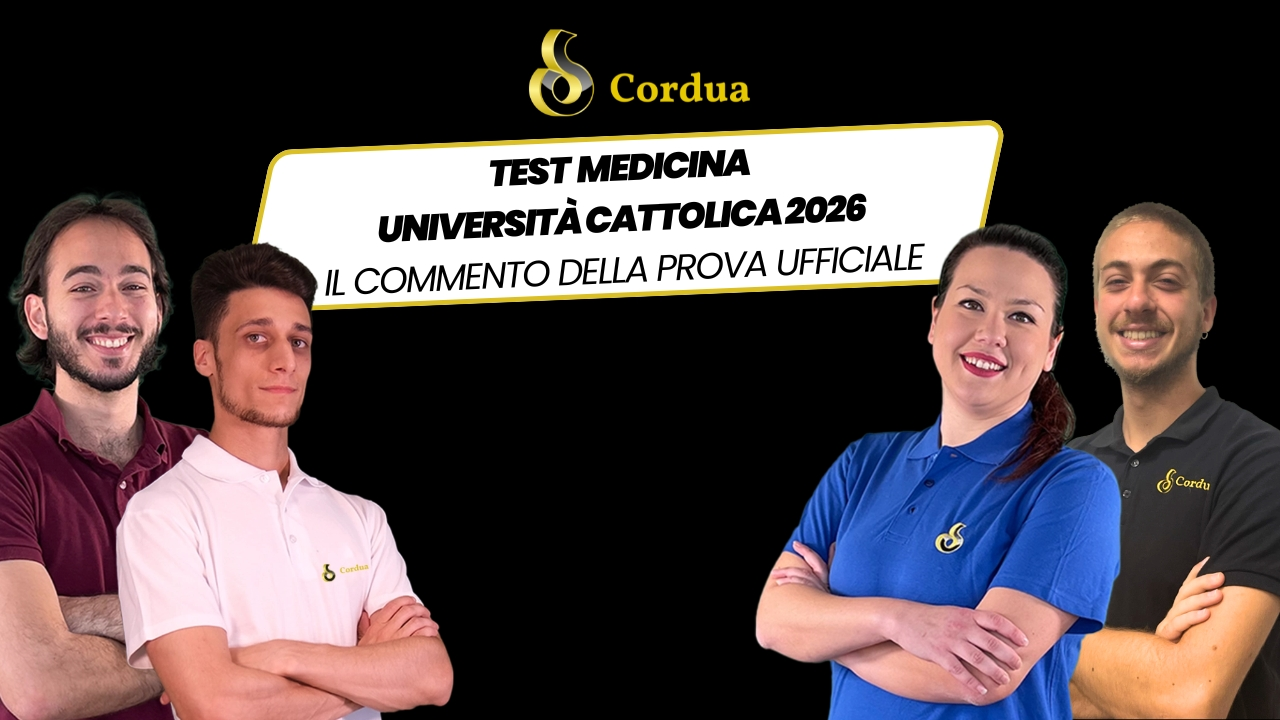 Test Medicina Cattolica 2026 - commento quesiti